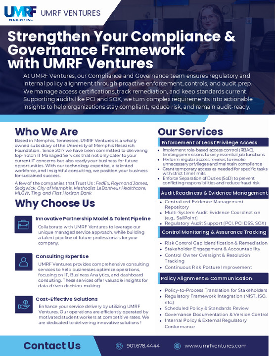 PDF thumbnail for Compliance and Governance Solutions